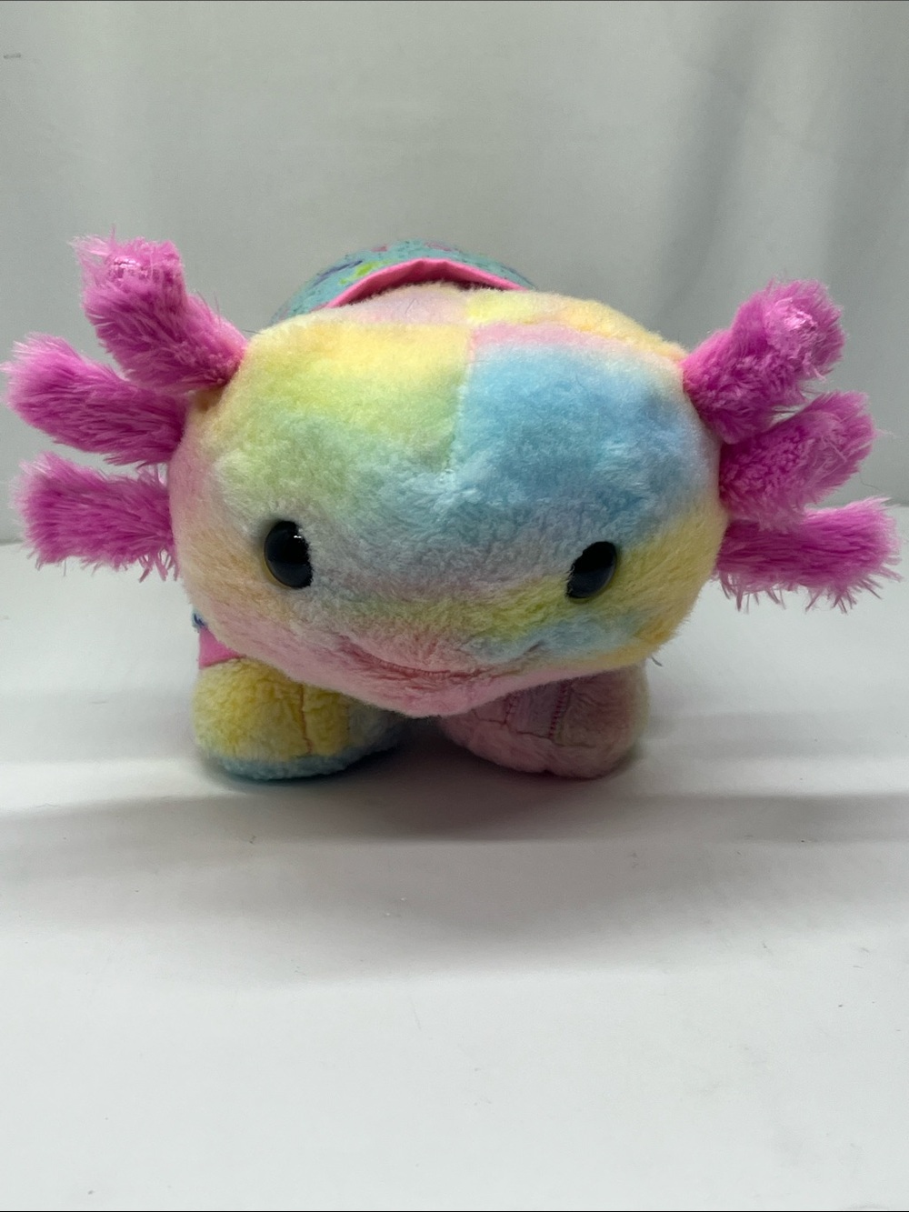 The Build A Bear Pastel Tie Dye Axolotl